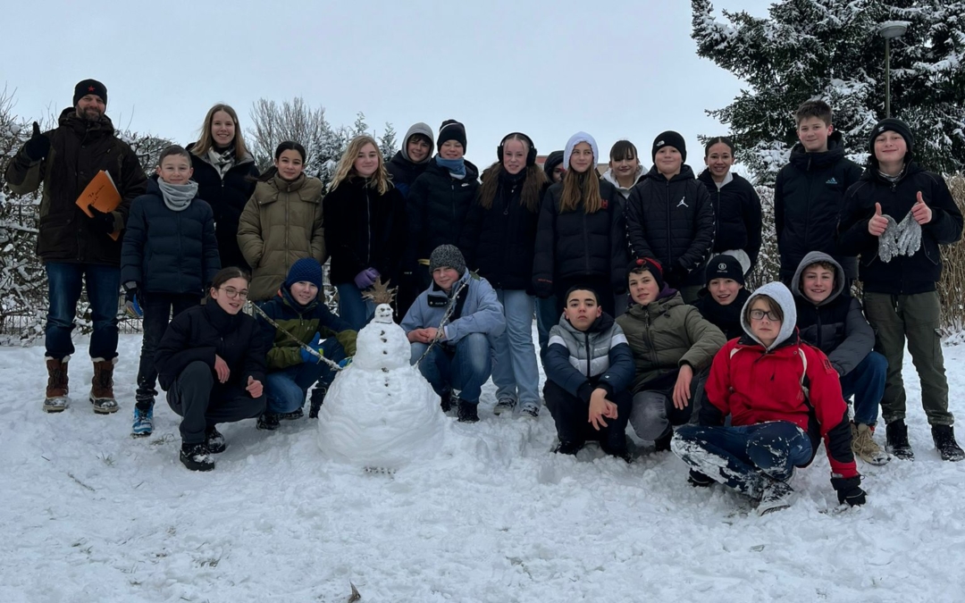 Ein politischer Schneemann: Olaf und die 7b